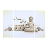 गैलरी व्यूवर में इमेज लोड करें, JaipurCrafts Multieffect UV Textured Panel Painting (Synthetic, 60 cm x 92 cm x 1 cm, Set of 4)