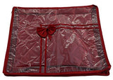 Load image into Gallery viewer, JaipurCrafts 2 Pcs Satin Fabric Saree Cover, 3 Sarees, Gift Set, Maroon