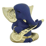 Load image into Gallery viewer, Webelkart Gold Plated Lord Ganesha for Car Dashboard Statue Ganpati Figurine God of Luck &amp; Success Diwali Gifts Home Decor (Size: 3.00 x 2.50 inches)