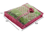 Load image into Gallery viewer, JaipurCrafts 2 Pcs Satin Fabric Saree Cover, 3 Sarees, Gift Set, Pink
