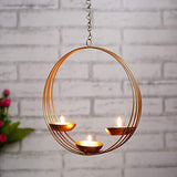 Load image into Gallery viewer, Webelkart Decorative Golden Wall Sconce Candle Holder for Home And Diwali Decoration