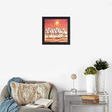 Load image into Gallery viewer, JaipurCrafts Running Horse Framed UV Digital Reprint Painting (Wood, Synthetic, 30 cm x 30 cm)