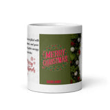 गैलरी व्यूवर में इमेज लोड करें, Webelkart Premium Merry Christmas Greetings Coffee Mug with 1 Santa Cap and 12 Pcs Christmas Santa Clause Ornament Hangings for Christmas
