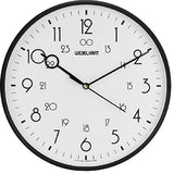 Load image into Gallery viewer, Webelkart Plastic Wall Clock (Black, 12 x 2 x 12 Inch)