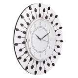 Load image into Gallery viewer, WebelKart Designer Wooden Wall Clock for Home/Living Room/Bedroom/Kitchen- 12 in (with Ajanta Brand Dial)