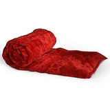 गैलरी व्यूवर में इमेज लोड करें, Webelkart® Premium Super Soft Microfibre Winter Heavy 2.50 KG Quilt (Razai)/ Mink Blanket with Free Carry Bag- Double Bed (Red)