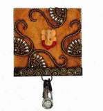 Load image into Gallery viewer, JaipurCrafts Lord Ganesha Wood Key Holder (3 Hooks, Multicolor)