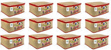 Load image into Gallery viewer, JaipurCrafts 12 Pieces Non Woven Saree Cover Set, Beige (40 x 30 x 20 cm)