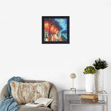 गैलरी व्यूवर में इमेज लोड करें, JaipurCrafts City View Framed UV Digital Reprint Painting (Wood, Synthetic, 30 cm x 30 cm)