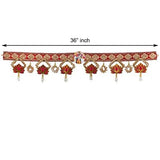 गैलरी व्यूवर में इमेज लोड करें, Premium Traditional Plastic Beads Handmade Door Hanging/Bandarwal/Toran for Door, Traditional Bandarwal for Door,