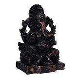 गैलरी व्यूवर में इमेज लोड करें, Webelkart Antique Copper Colored Lord Ganesha Idol,God of Luck &amp; Success Diwali Gifts Home Decor (Size: 4.00&quot;)