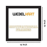 Load image into Gallery viewer, Webelkart Premium Motivational/Inspirational Quote Synthetic Photo Frame for Wall, Office, Study Room Decoration Poster Framed with Plexi Glass, Size - 10 x 10 Inch, Multicolour | Set of 4