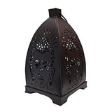 Load image into Gallery viewer, JaipurCrafts Wrought And Cast Iron Buddha Hanging Tea Light Holder, Pack of 1