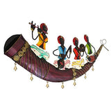 Load image into Gallery viewer, JaipurCrafts Wrought Iron Decorative Wall Hanging (29 x 1 x 11 in, Multicolour)