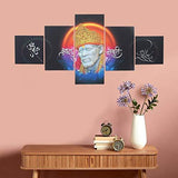 गैलरी व्यूवर में इमेज लोड करें, JaipurCrafts Multieffect UV Textured Panel Painting (Synthetic, 60 cm x 125 cm x 1 cm, Set of 5)