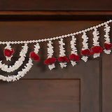 गैलरी व्यूवर में इमेज लोड करें, Webelkart Premium Jasmine Beads Handmade Door Toran for Door Home Decoration and Diwali Decoration (Multicolored)- 38 Inch
