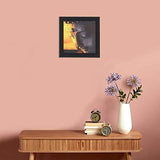 गैलरी व्यूवर में इमेज लोड करें, JaipurCrafts Gautam Buddha Framed UV Digital Reprint Painting (Wood, Synthetic, 26 cm x 26 cm)