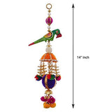 Load image into Gallery viewer, Webelkart Premium Designer Rajasthani Parrot Wall Hanging for Wall, Door, Diwali Decor- Pack of 2 (14 Inch)