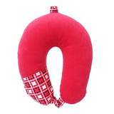 Load image into Gallery viewer, U-Shaped Neck Pillow - 12&quot; x 12&quot; (Pink) Soft Foam Neck Travel Pillow