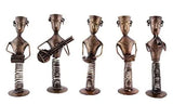 Load image into Gallery viewer, JaipurCrafts Antique Premium Aluminum Spring Musician Set of 5