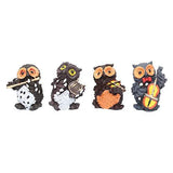 Load image into Gallery viewer, JaipurCrafts Polyresin Musical Owl Family Set, 3.50IN, Multicolour, 4 Piece
