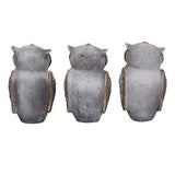 Load image into Gallery viewer, JaipurCrafts Polyresin Beautiful Owl Family Set, 3.00 IN, Multicolour, 3 Piece