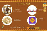 Load image into Gallery viewer, Webelkart JaipurCrafts Premium Diwali Gift Combo of Ganesha Om Swastik Wall hanging With Premium Toran Bandarwal And 450 Gram Delicious Soan Papdi Sweets