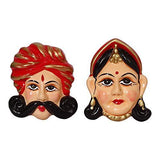 Load image into Gallery viewer, JaipurCrafts Premium Handmade Royal Rajasthani Desi Couple Designer Fridge Magnet- 3 Inch (Multi Color) Pack of 2