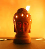 गैलरी व्यूवर में इमेज लोड करें, JaipurCrafts Electric Ceramic Buddha Idol Aroma Diffuser (Brown, 18 cms X 10 cms X 10 cms)