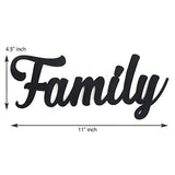 Load image into Gallery viewer, Webelkart Designer Family MDF Cutout Ready to Hang Home Décor Wall Art - 4.50 &quot; x 11&quot;
