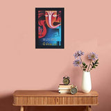 गैलरी व्यूवर में इमेज लोड करें, JaipurCrafts Lord Ganesha Large Framed UV Digital Reprint Painting (Wood, Synthetic, 23 cm x 33 cm)