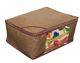 Load image into Gallery viewer, JaipurCrafts Non Woven Saree Cover Set, Beige (45 x 35 x 22 cm) (Pack of 1)