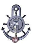 गैलरी व्यूवर में इमेज लोड करें, JaipurCrafts Decorative Retro Anchor Copper Pendulum Wall Clock