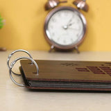गैलरी व्यूवर में इमेज लोड करें, Webelkart Wooden DIY Scrapbook Memory Book, Photo Album- 26 x 16 x 4 cm (30 Black Sheets , 0.5 kg)