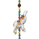 गैलरी व्यूवर में इमेज लोड करें, JaipurCrafts Handcrafted Rajasthani Colored Bells Design Wall Hanging Decorative Showpiece - 39 Inch (Wood)- Pack of 2