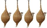 गैलरी व्यूवर में इमेज लोड करें, Webelkat Designer Premium Hanging Coir Bird Nest for Small Birds Balcony Cage and Garden (Beige) Pack Of 4