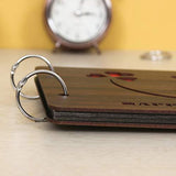 गैलरी व्यूवर में इमेज लोड करें, Webelkart Wooden DIY Scrapbook Memory Book, Photo Album- 26 x 16 x 4 cm (30 Sheets , 0.5 kg )