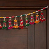 गैलरी व्यूवर में इमेज लोड करें, Webelkart Premium Colorful Beads Handmade Door Toran for Door Home Decoration and Diwali Decoration (Multicolored)- 36 Inch