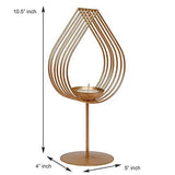 Load image into Gallery viewer, Webelkart Decorative Golden Eye Wall Sconce Candle Holder with Beautiful Glass for Home Decoration, for Home Room Bedroom Lights Decoration | Made in India Products - Free Tea Light Candles