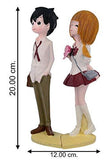 Load image into Gallery viewer, JaipurCrafts Romantic Valentine Love Resin Couple Statue (20 cm; Multicolour)