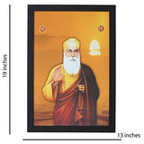Load image into Gallery viewer, JaipurCrafts Gurunanak Dev Ji Large Framed UV Digital Reprint Painting (Wood, Synthetic, 36 cm x 51 cm)