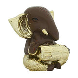 गैलरी व्यूवर में इमेज लोड करें, Webelkart Gold Plated Lord Ganesha for Car Dashboard Statue Ganpati Figurine God of Luck &amp; Success Diwali Gifts Home Decor (Size: 3.00 x 2.50 inches)