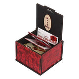 गैलरी व्यूवर में इमेज लोड करें, Webelkart Artificial Box (Red, 1 Wood Box With 8 Fold Greeting Card)