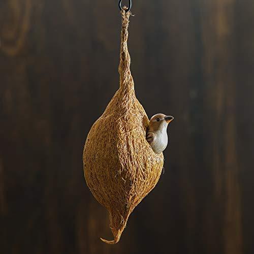 Webelkat Designer Premium Hanging Coir Bird Nest for Small Birds