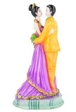 गैलरी व्यूवर में इमेज लोड करें, JaipurCrafts Resin Romantic Valentine Love Couple Statue Showpiece (Multicolour)