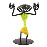 गैलरी व्यूवर में इमेज लोड करें, WebelKart JaipurCrafts Designer Tribal Art Iron Key Holder (Multicolour, 16 x 12 x 9 cm)