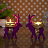 Load image into Gallery viewer, Webelkart Fiber Tea Light Holder, Pack of 2