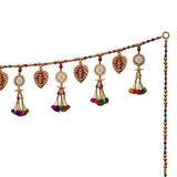 Load image into Gallery viewer, Webelkart Premium Handmade Door Toran for Door Home Decoration and Diwali Decoration (Multicolored)- 38 Inch x 22 Inch