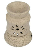 गैलरी व्यूवर में इमेज लोड करें, WebelKart JaipurCrafts Ancient Matki Shape Ceramic Electric Aroma Burner Oil Diffuser with Bulb (White, 15 cm)