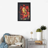 गैलरी व्यूवर में इमेज लोड करें, JaipurCrafts Lord Ganesha Large Framed UV Digital Reprint Painting (Wood, Synthetic, 36 cm x 51 cm)